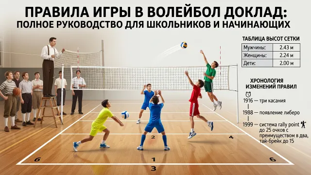 Правила игры в волейбол доклад: полное руководство для школьников и начинающих