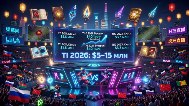 Инт по Dota 2 в 2026: призовой фонд и детали The International
