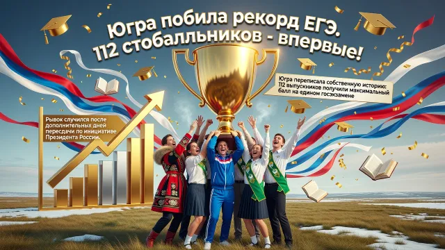 Югра побила рекорд ЕГЭ. 112 стобалльников - впервые!